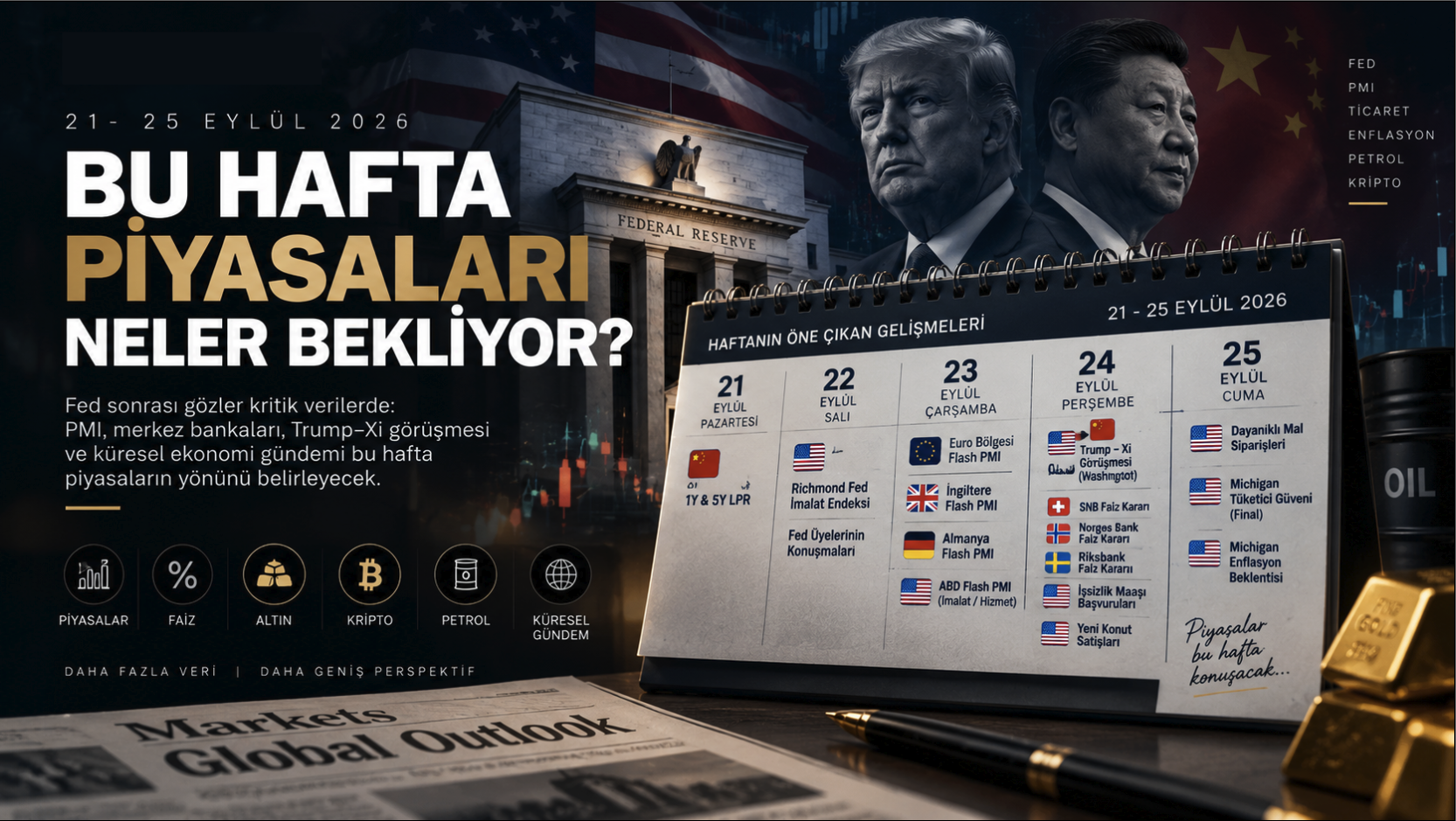 Haftanın Ekonomik Takvimi